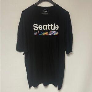 Fanatics Black Seattle Pride T-Shirt
